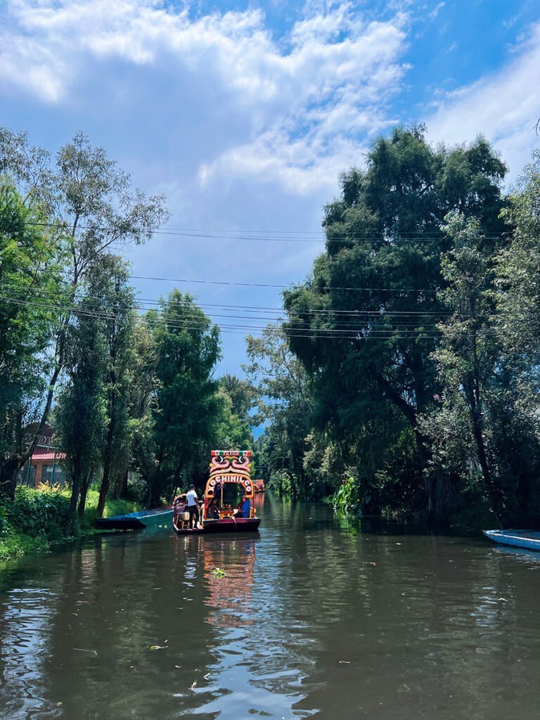 Xochimilco canals in Mexico City itinerary