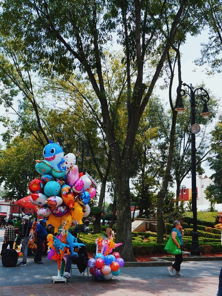 Plaza in Coyoacan in 3 days in Mexico Itinerary